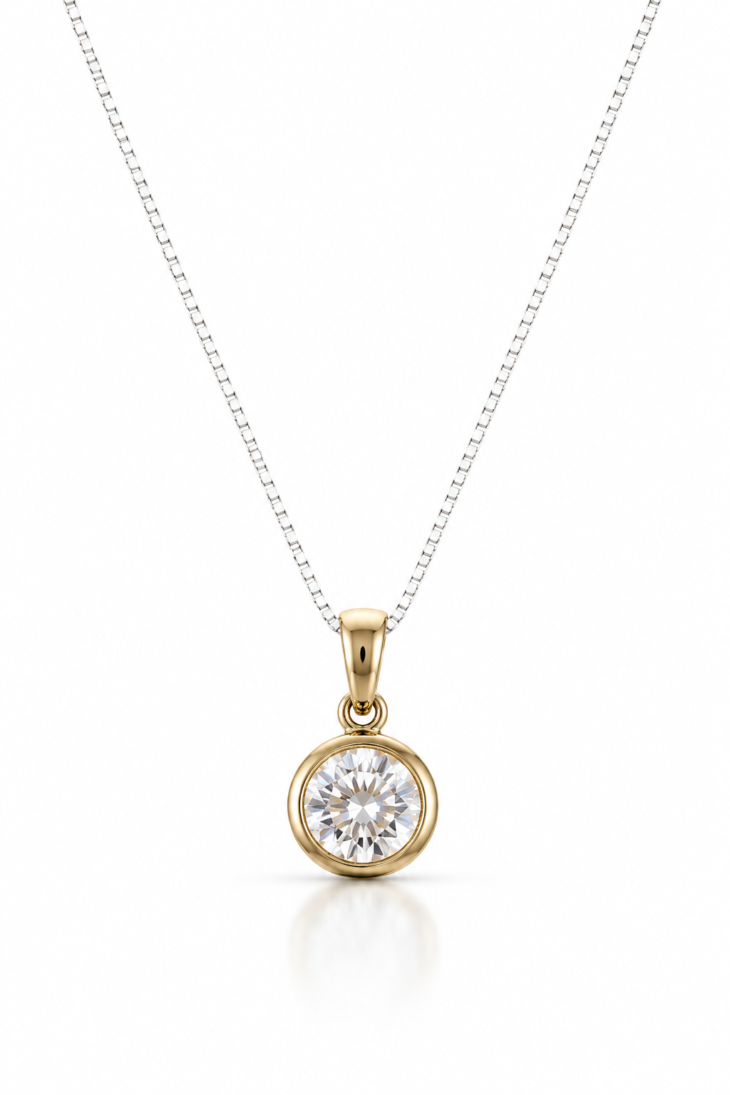Collar Zirconia Minimal Gold